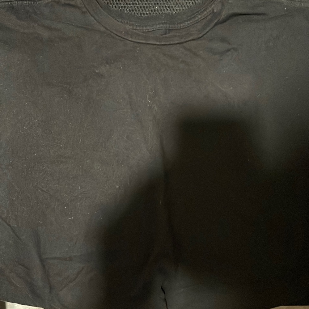 XL Plain Black Polo T Shirt